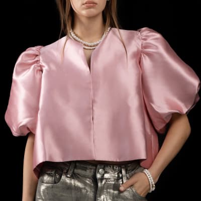 PULSERA - Laney elastic pearl_