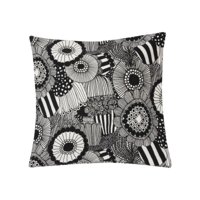 Funda de Cojin 50x50cm - PIENI SIIRTOLAPUUTARHA / Blanco-Negro1