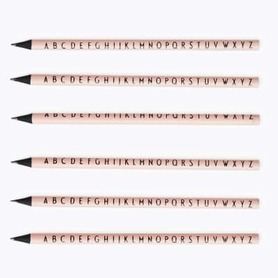 Set de 5 de lápices mina - Rosado2