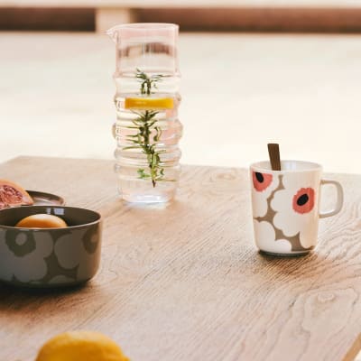 TAZA 2,5 DL - UNIKKO - Arcilla/Vino Oscuro