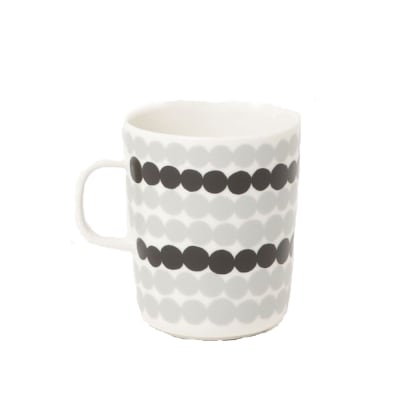 Taza 2,5 dl - SIIRTOLAPUUTARHA / Gris-Negro