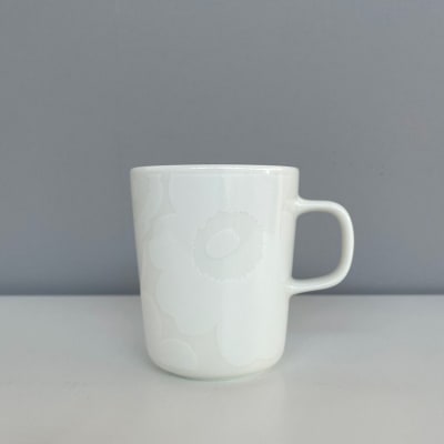 TAZA 2,5 DL - UNIKKO - Blanco/Blanco opaco