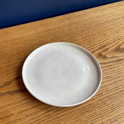 Plato 20 cm - UNIKKO - Blanco/Blanco opaco