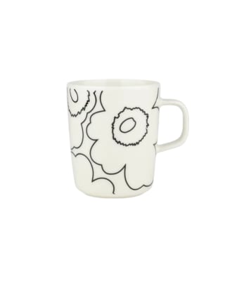 TAZA 2,5 DL - PIIRTO UNIKKO / OIVA - Blanco/Negro2