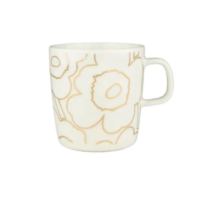 TAZA 4 DL - PIIRTO UNIKKO - Blanco/Dorado