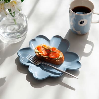 Plato 20 cm - UNIKKO SHAPE - Azul claro