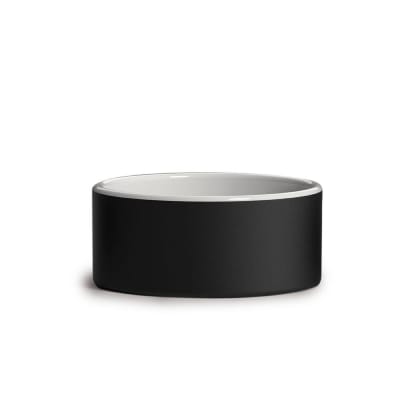 Plato para Agua de Mascotas - Mediano Negro 4