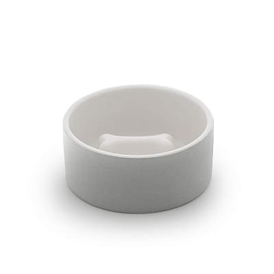 Plato para Comida de Mascotas - Mediano Concreto 2