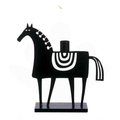 Candelabro - Caballo Sueco1