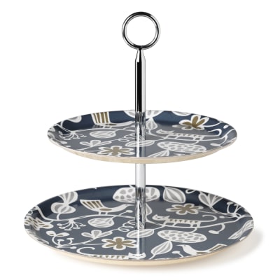 Bandeja de 2 pisos - Jardin Botanico1