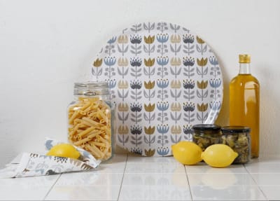 Bandeja Redonda - TULIP Azul