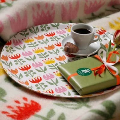 Bandeja Redonda - TULIP Rojo