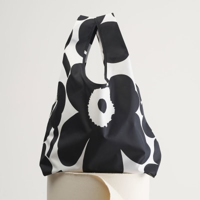 Bolso Plegable - Blanco/Negro