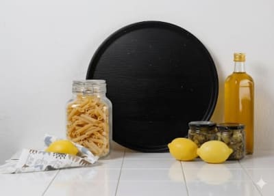 Bandeja Redonda B&L - Ø45 cm - Negro