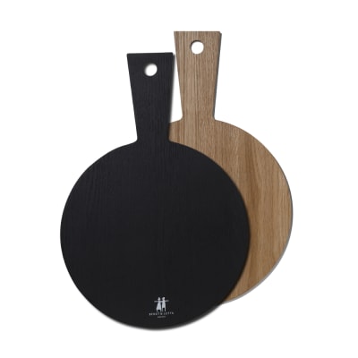 Tabla de cortar Redonda- Pizarra y roble1