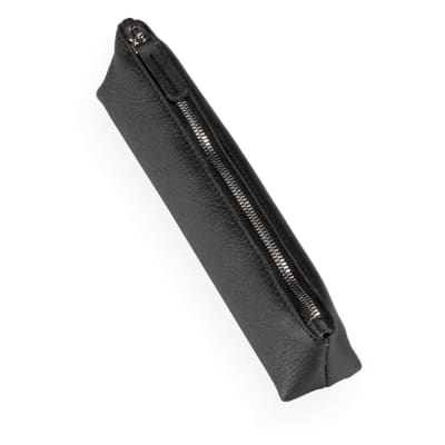 Estuche para lapices de cuero - Negro2