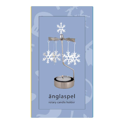Candelabro Giratorio - Copo de nieve