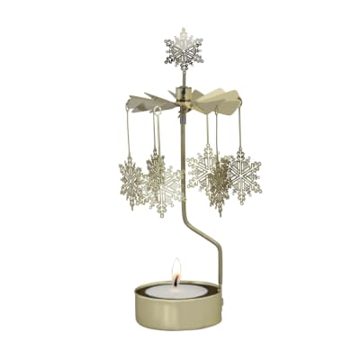 Candelabro Giratorio - Estrella de nieve2