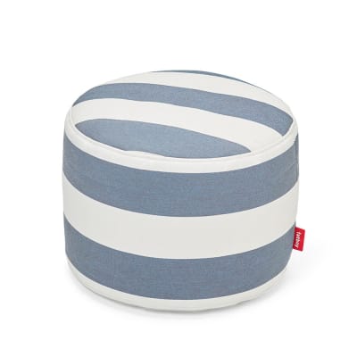 Pouf Point Outdoor - Stripe Ocean Blue4