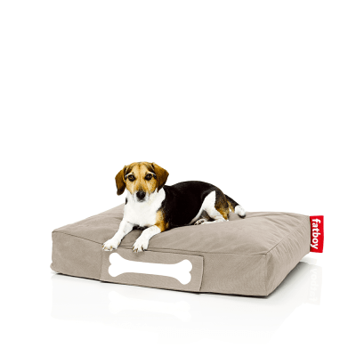 Cama de Perro Fatboy Doggielounge - Stonewash Pequeño Crema1