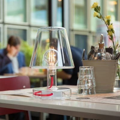 Lámpara Touch Fatboy Transloetje - Transparent 