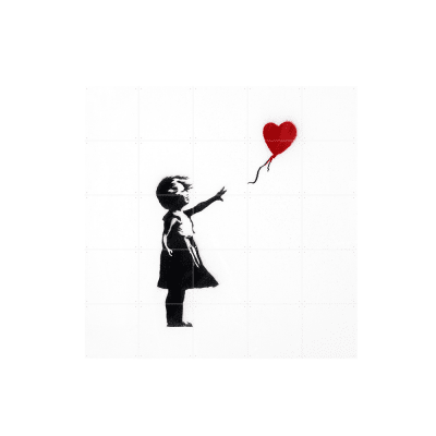 Mural IXXI Girl With Balloon Small1