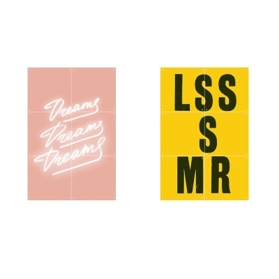 Mural IXXI Letter Love (doble cara)1