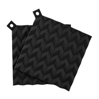 Toma ollas HOLD-ON 2 pcs. - Negro2