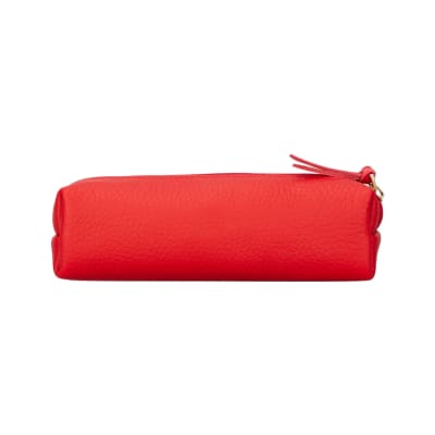 Estuche para lapices de cuero - Rojo1