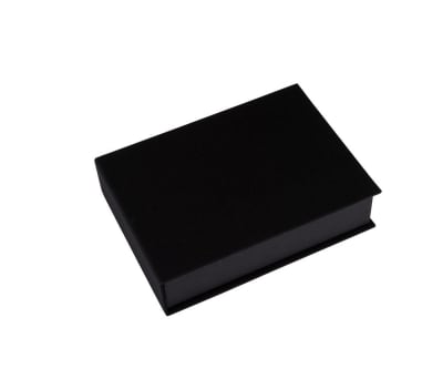 Caja Tela/Papel - A5 - Negro