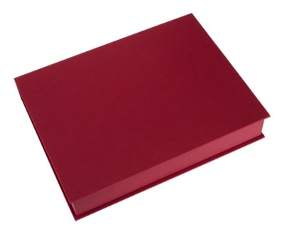 Caja Tela/Papel - A4 - Rojo Rosa1