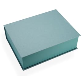 Caja Tela/Papel - A5 - Azul claro2