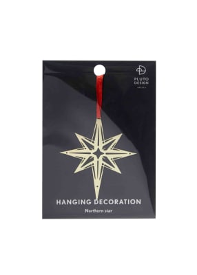 Adorno de Navidad - Estrella del Norte Dorado