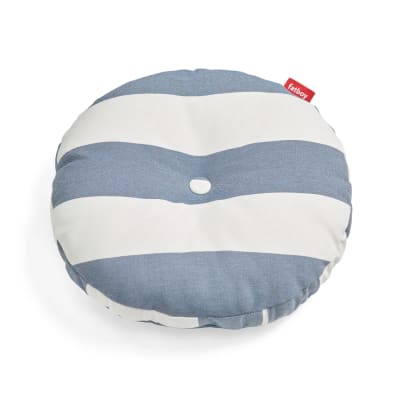 Cojín Fatboy Decorativo - Circle Pillow Stripe Ocean Blue - Azul y blanco1