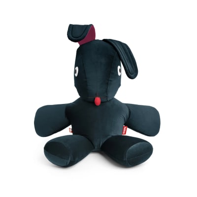 Cojín Fatboy Conejo co9 XS Velvet Recycled Petrol - Azul Oscuro1