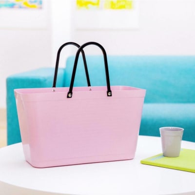 Bolso Hinza Green Plastic - Grande - Rosado
