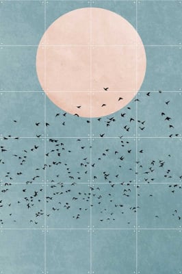 Mural IXXI - Free Souls fly away - Doble Cara - Grande