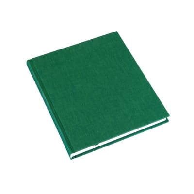 CUADERNO DE TAPA DURA - 17x20 cm - Con Linea - Verde1