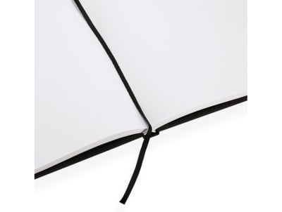 CUADERNO DE TAPA DURA - 21x24 cm - Sin Linea - Negro