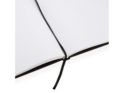 CUADERNO DE TAPA DURA - 21x24 cm - con Linea - Negro