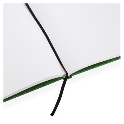 CUADERNO DE TAPA DURA - 21x24 cm - Sin Linea - Verde