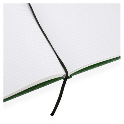 CUADERNO DE TAPA DURA - 21x24 cm - Con Linea - Verde