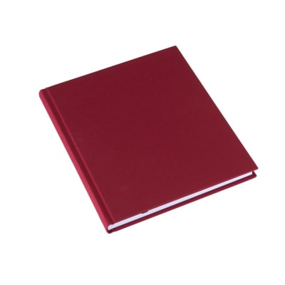 CUADERNO DE TAPA DURA - 17x20 cm - Sin Linea - Rojo Rosa 1