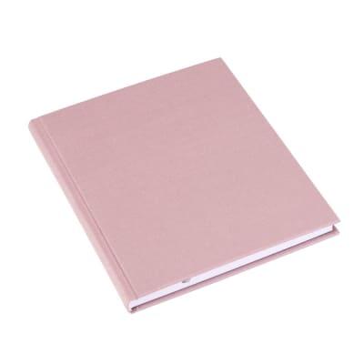CUADERNO DE TAPA DURA - 21x24 cm - con Linea - Rosado Claro1
