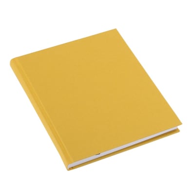 CUADERNO DE TAPA DURA - 21x24 cm - Sin Linea - Amarillo1