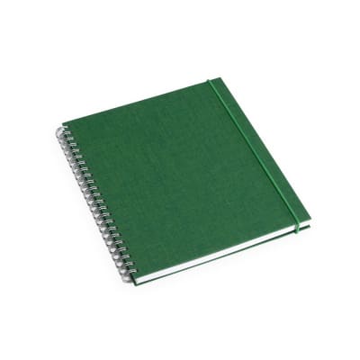CUADERNO DE ANILLAS - 17x20 cm - Sin Linea - Verde1