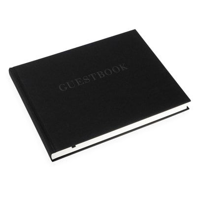 CUADERNO DE VISITA Guests&Friends - 29x22 cm - Negro1