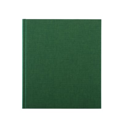 CUADERNO DE TAPA DURA - 21x24 cm - Sin Linea - Verde duo1