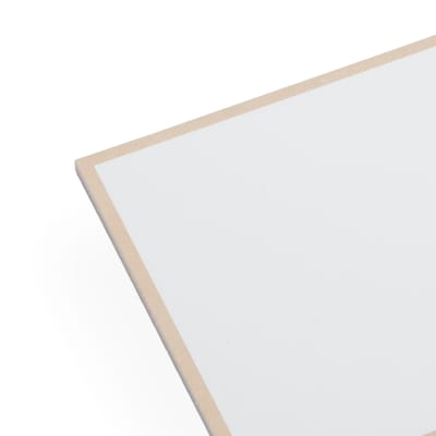 Tarjeta Blanca con Borde crema - 125x93 cm