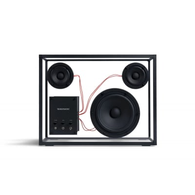 Transparent Speaker - Negro/Rojo1